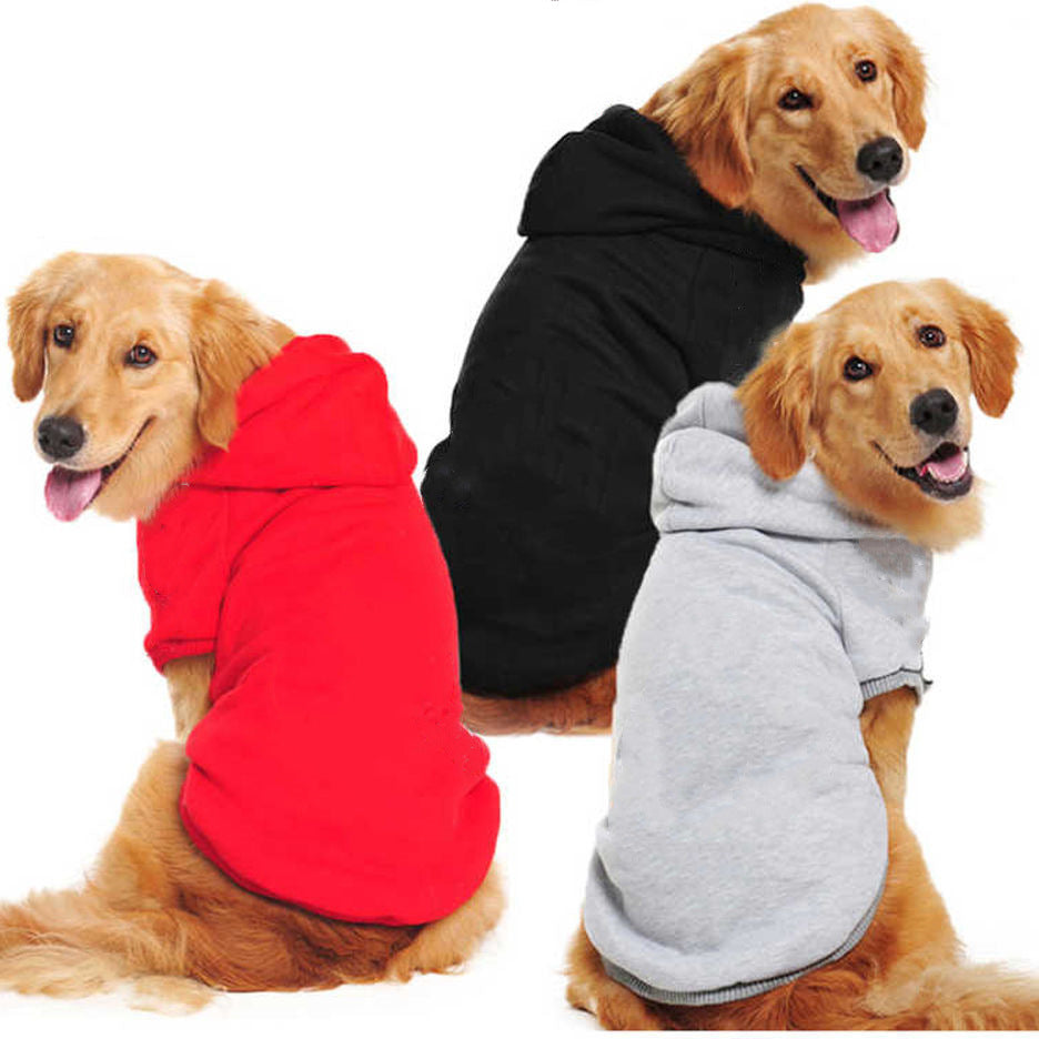 Solid Color Dog Clothes Pet Clothing Apparel Sweaters Dog Sweaters