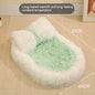 Long Wool Oval Plus Quilt Warm Cat Dog Nest More Than Pets Bed Colors Winter Pet Products